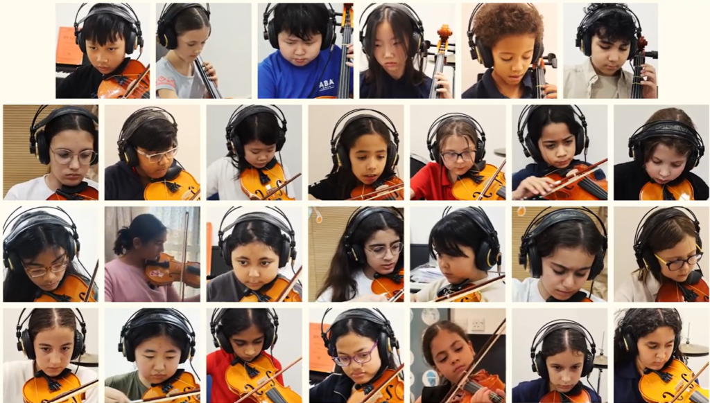 El Sistema Oma youth orchestra Video playig Canon in D